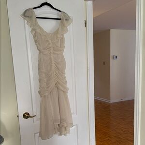 Astr the label Cutout Dress in Ivory